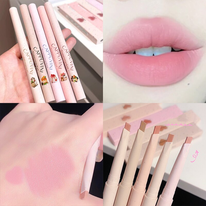 3d Lips Velvet Matte Lip Liner Pencil Waterproof Lasting Plump