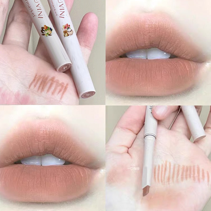 3d Lips Velvet Matte Lip Liner Pencil Waterproof Lasting Plump