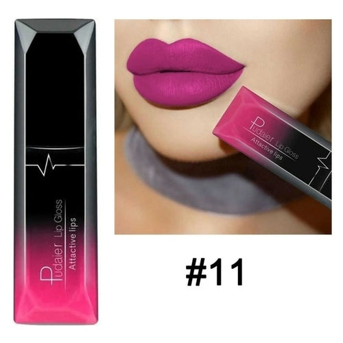 Matte Liquid Lipstick Waterproof Long Lasting Lip Gloss Tint Sexy