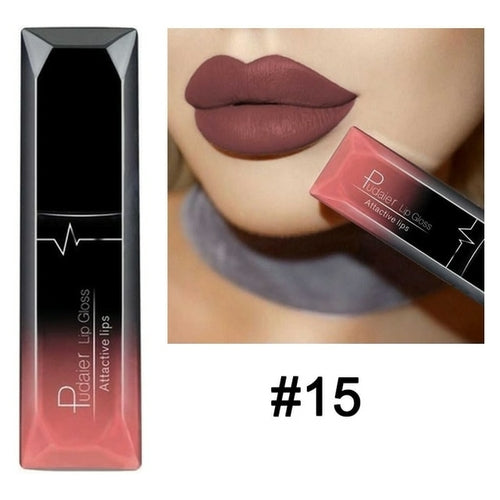 Matte Liquid Lipstick Waterproof Long Lasting Lip Gloss Tint Sexy