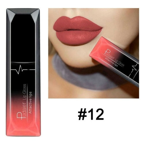 Matte Liquid Lipstick Waterproof Long Lasting Lip Gloss Tint Sexy