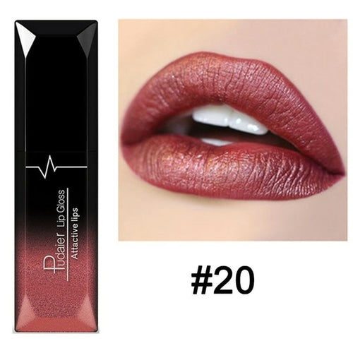 Matte Liquid Lipstick Waterproof Long Lasting Lip Gloss Tint Sexy