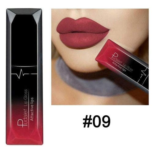 Matte Liquid Lipstick Waterproof Long Lasting Lip Gloss Tint Sexy