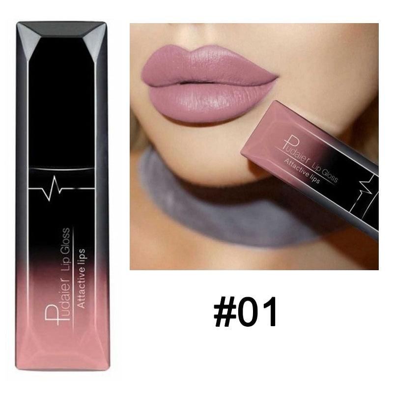 Matte Liquid Lipstick Waterproof Long Lasting Lip Gloss Tint Sexy