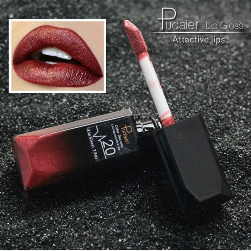 Matte Liquid Lipstick Waterproof Long Lasting Lip Gloss Tint Sexy