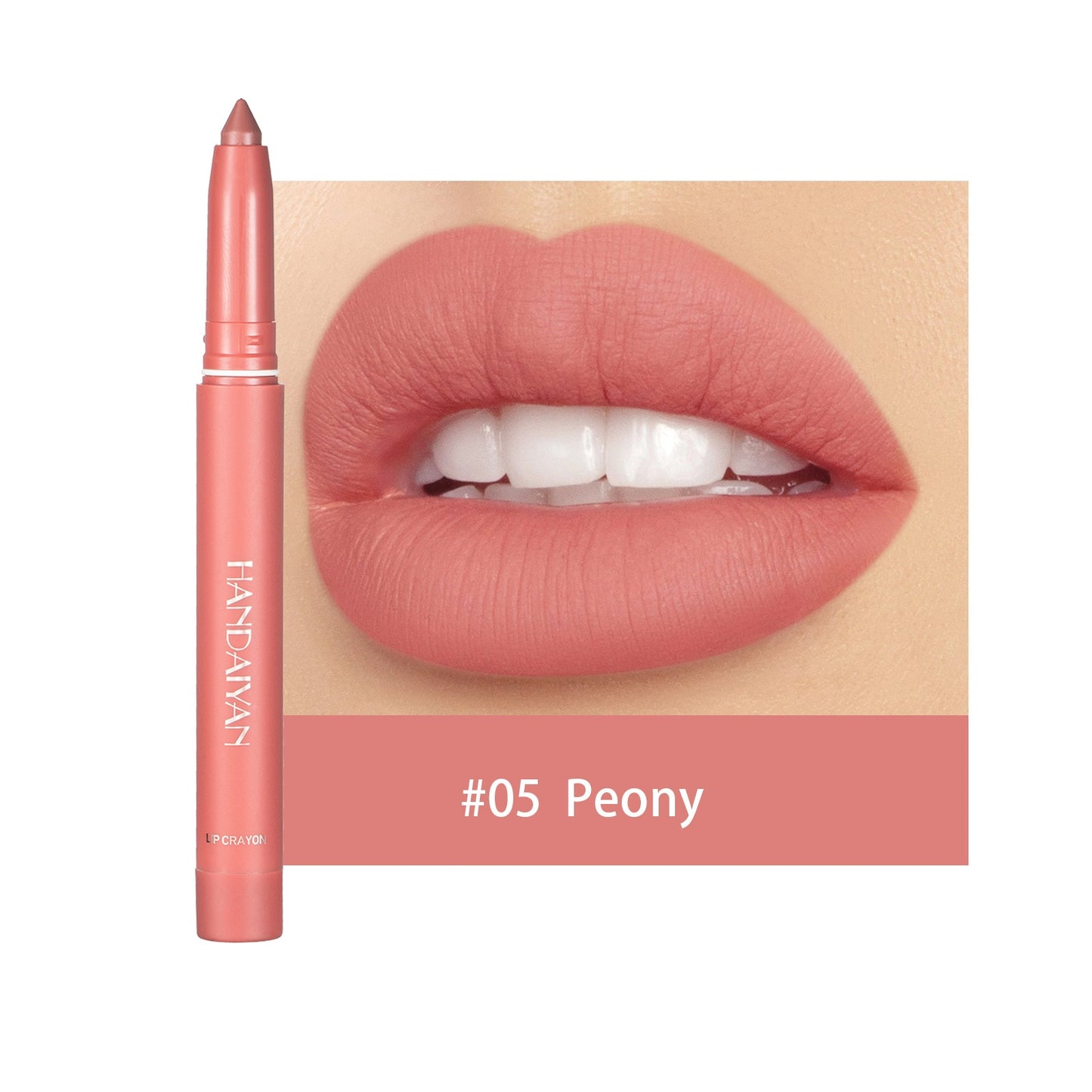 Nude Pink Matte Lipstick Pen Matte Solid Lip Gloss Waterproof Long