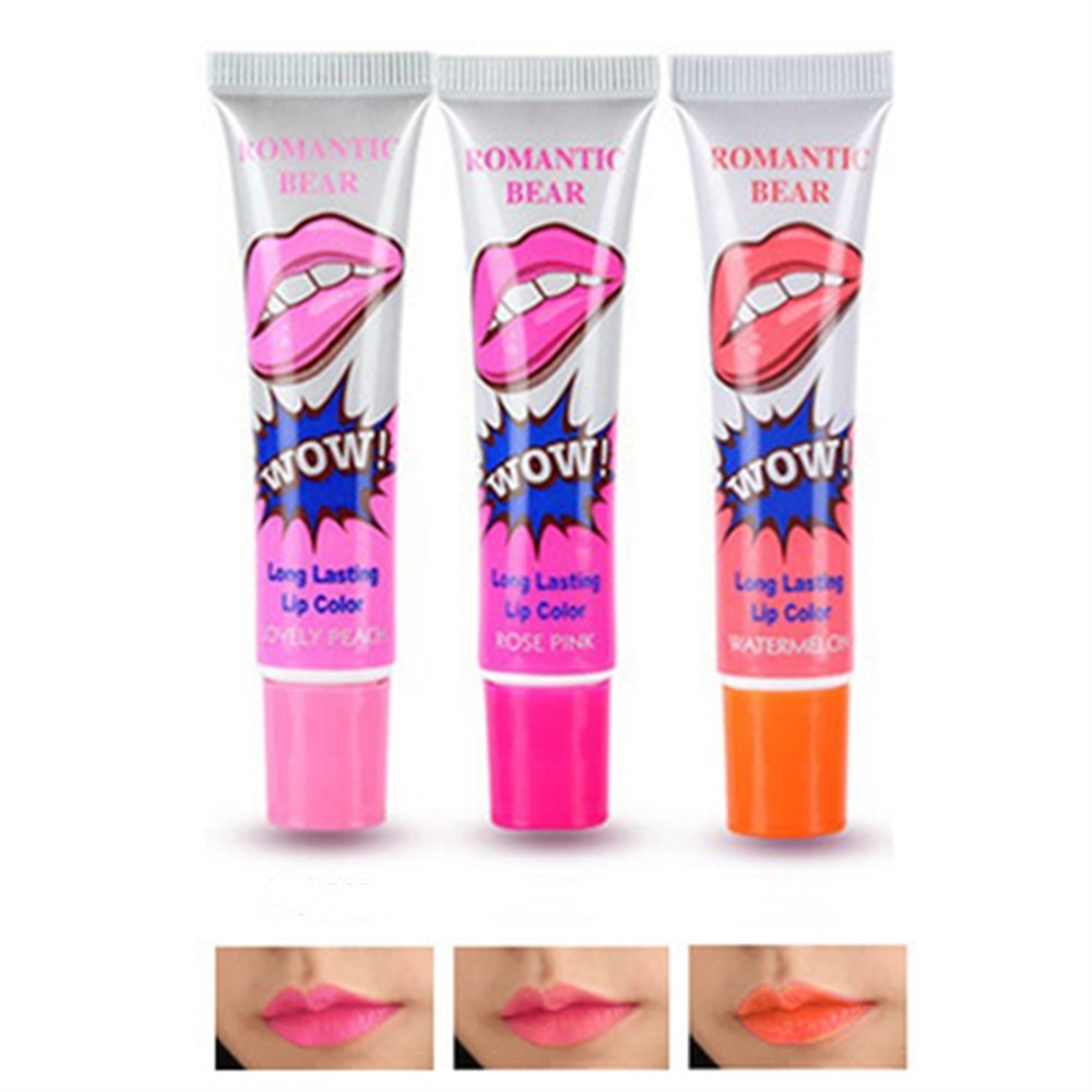 Peel Off Liquid Lipstick 6 Color Waterproof Long Lasting Tear Lipstick