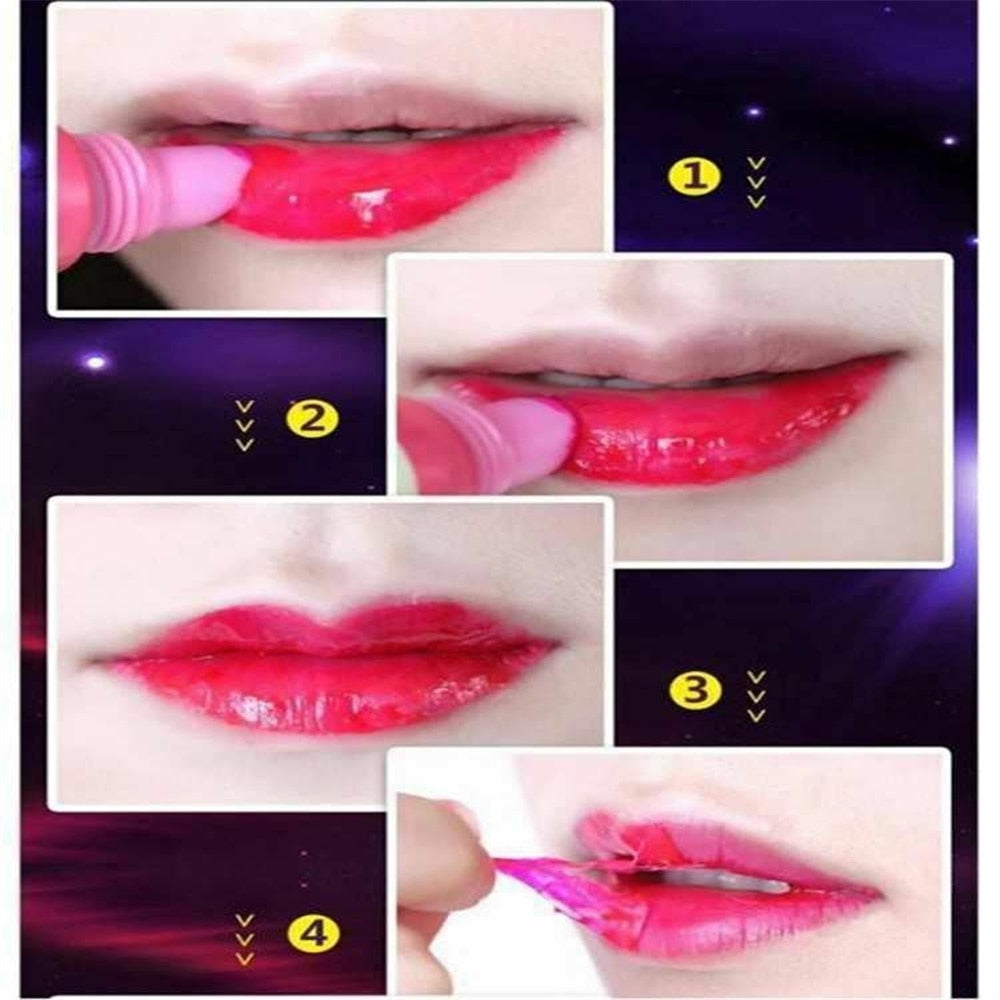 Peel Off Liquid Lipstick 6 Color Waterproof Long Lasting Tear Lipstick